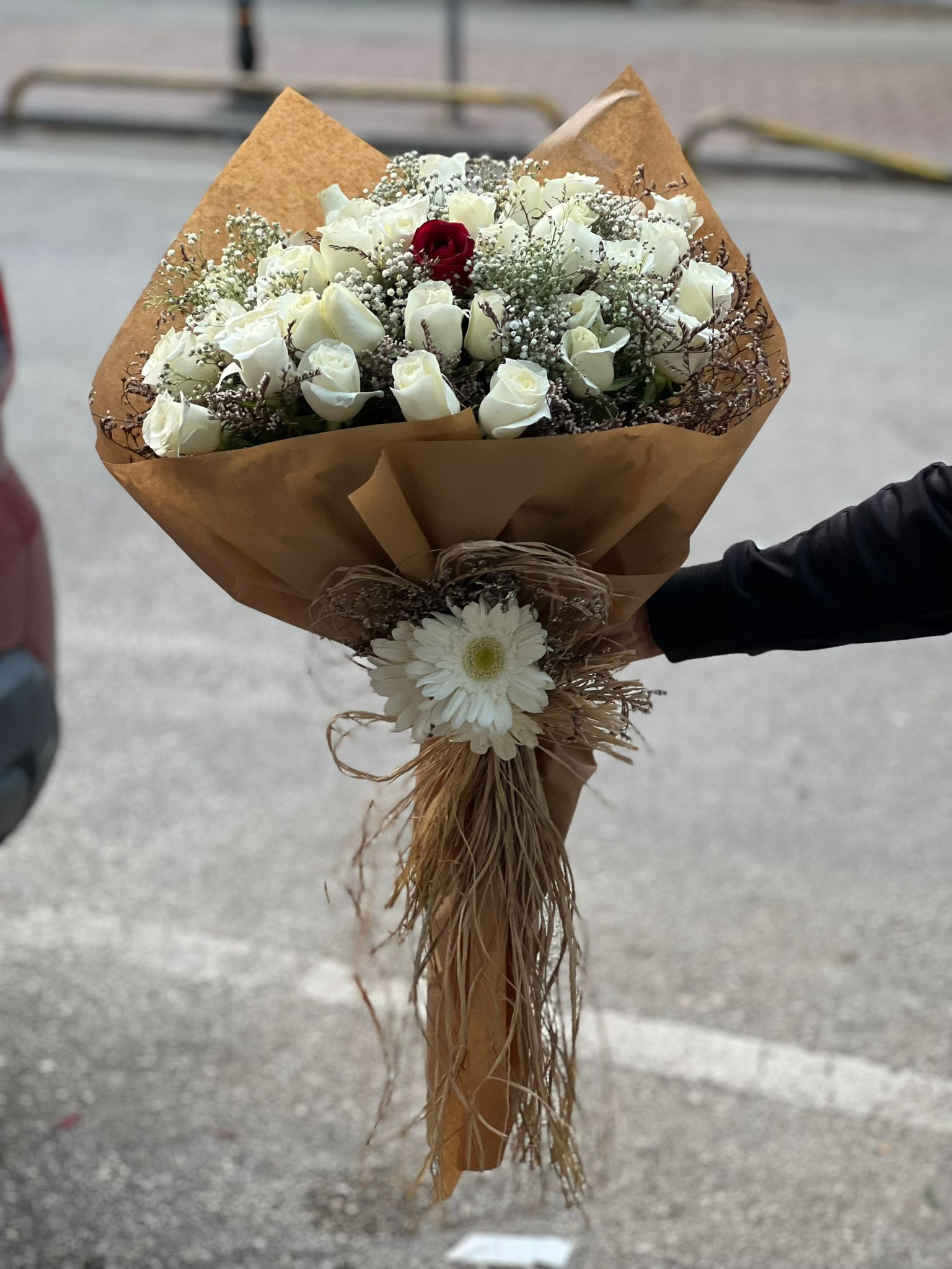 Beyaz Gül Buketi